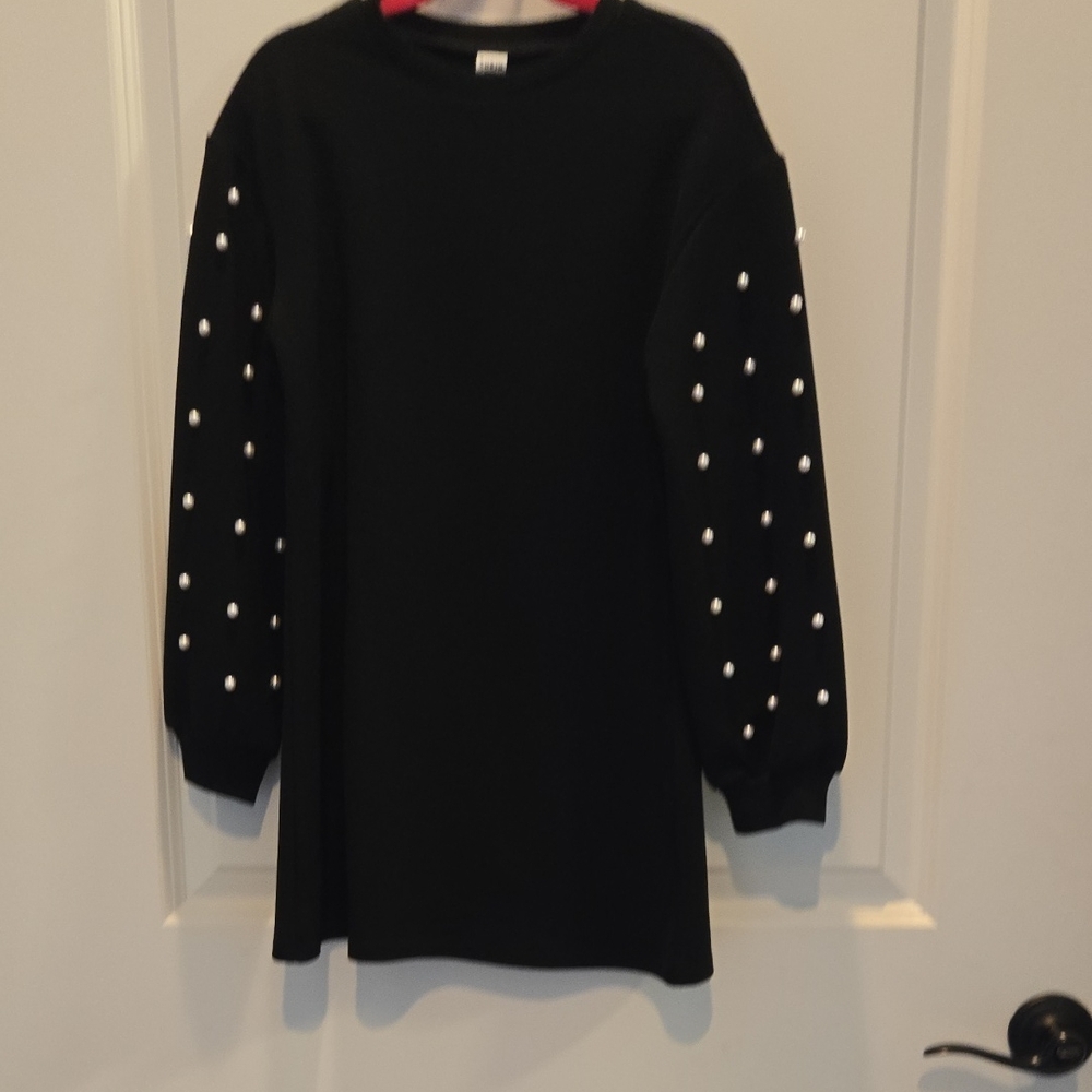 SHEIN Black Textured Top